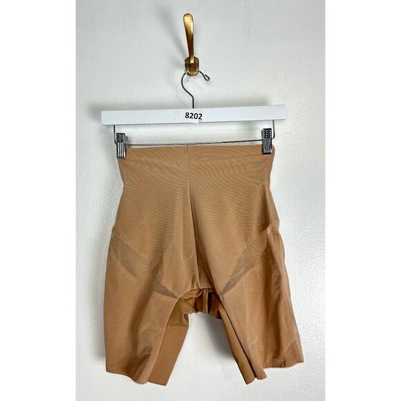 HONEYLOVE SuperPower Mid Waist Shaper Shorts in Sand Size X-Small - Picture 7 of 9